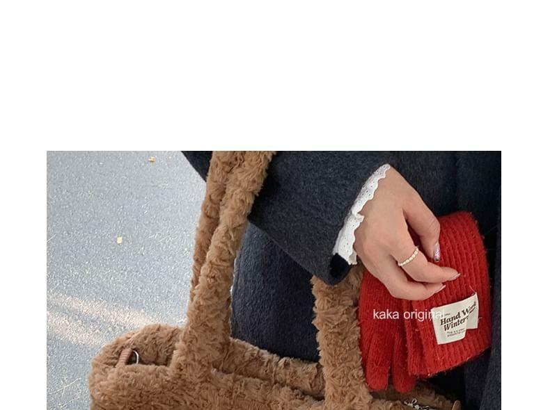 Bear Chenille Tote Bag Product Image