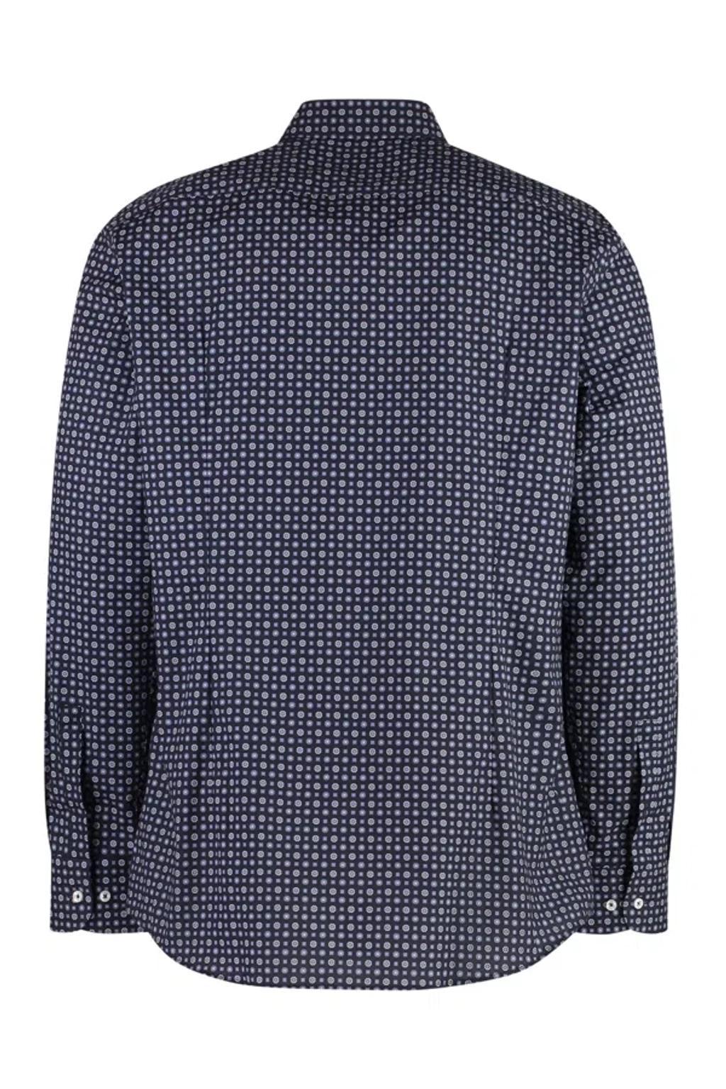 HUGO BOSS Printed Shirt In Blue Product Image