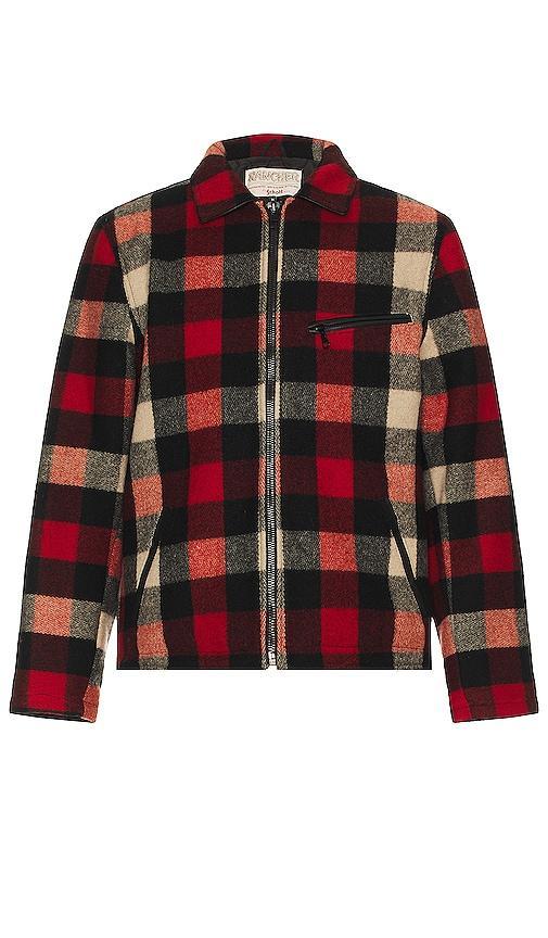 Schott Wool Plaid Station Jacket Product Image