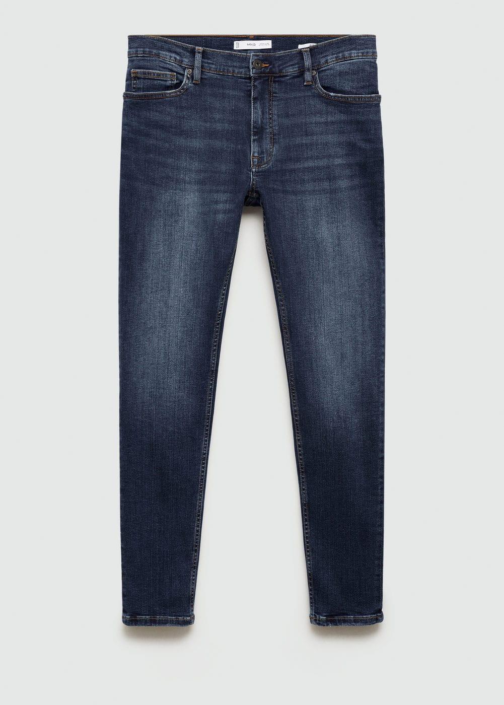 MANGO MAN - Jude skinny-fit jeans dark blueMen Product Image