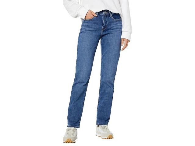 Womens Levis Classic Straight-Leg Jeans Med Blue Product Image