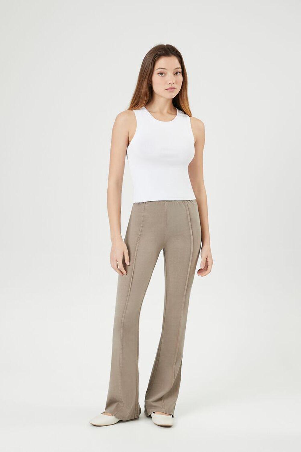 High-Rise Flare Pants | Forever 21 Product Image