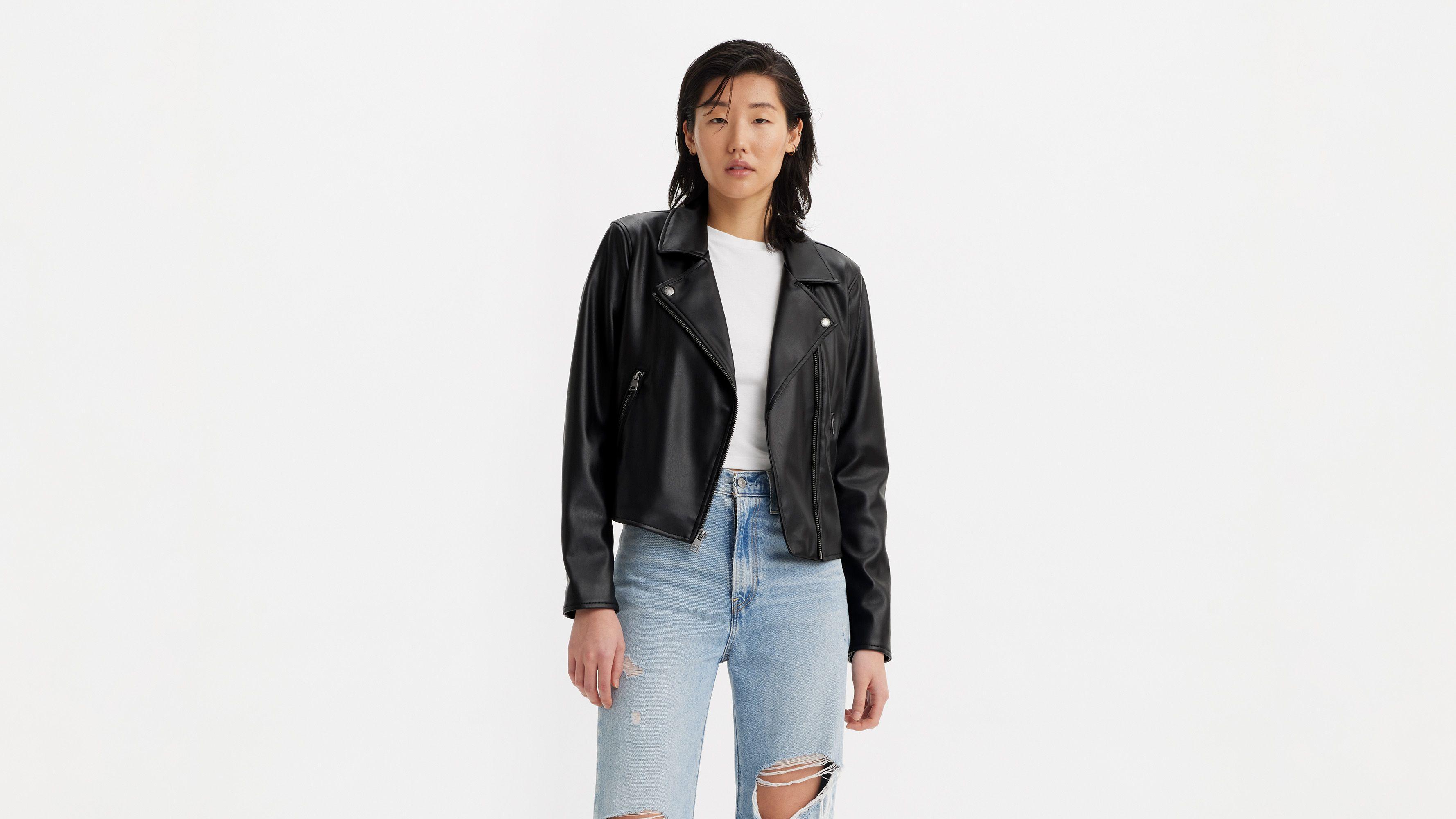 Levis Shrunken Moto Jacket - Womens Product Image