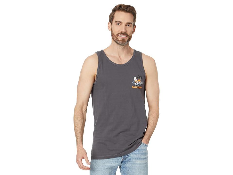 Salty Crew Siesta Tank (Charcoal) Men's Clothing Product Image