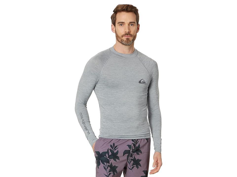 Quiksilver Everyday UPF50 Long Sleeve Rashguard (Quarry Heather) Men's Swimwear Product Image