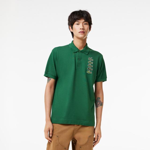 Men's Croc Badge Piqué Polo Product Image