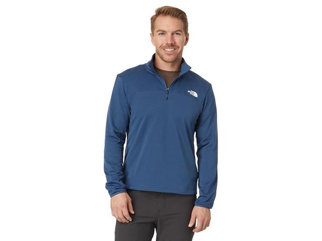 The North Face Cedar Trail Grid Fleece 1/4 Zip (Shady ) Men's Coat Product Image