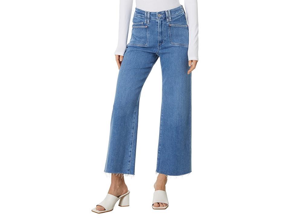 Womens Anessa Raw Wide-Leg Jeans product image