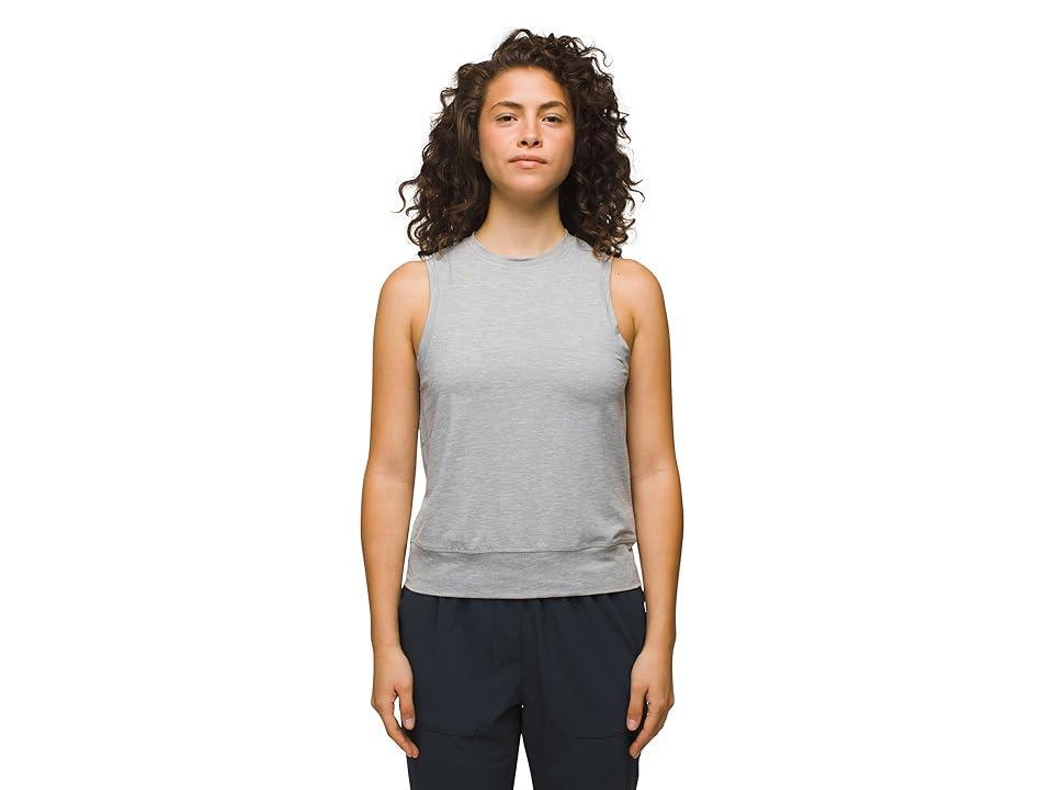 Prana Sol Searcher Tank (Heather Grey) Women's Clothing Product Image