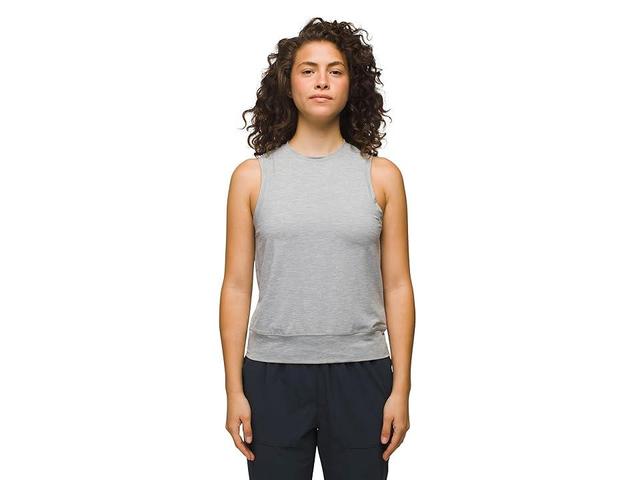 Prana Sol Searcher Tank (Heather Grey) Women's Clothing Product Image