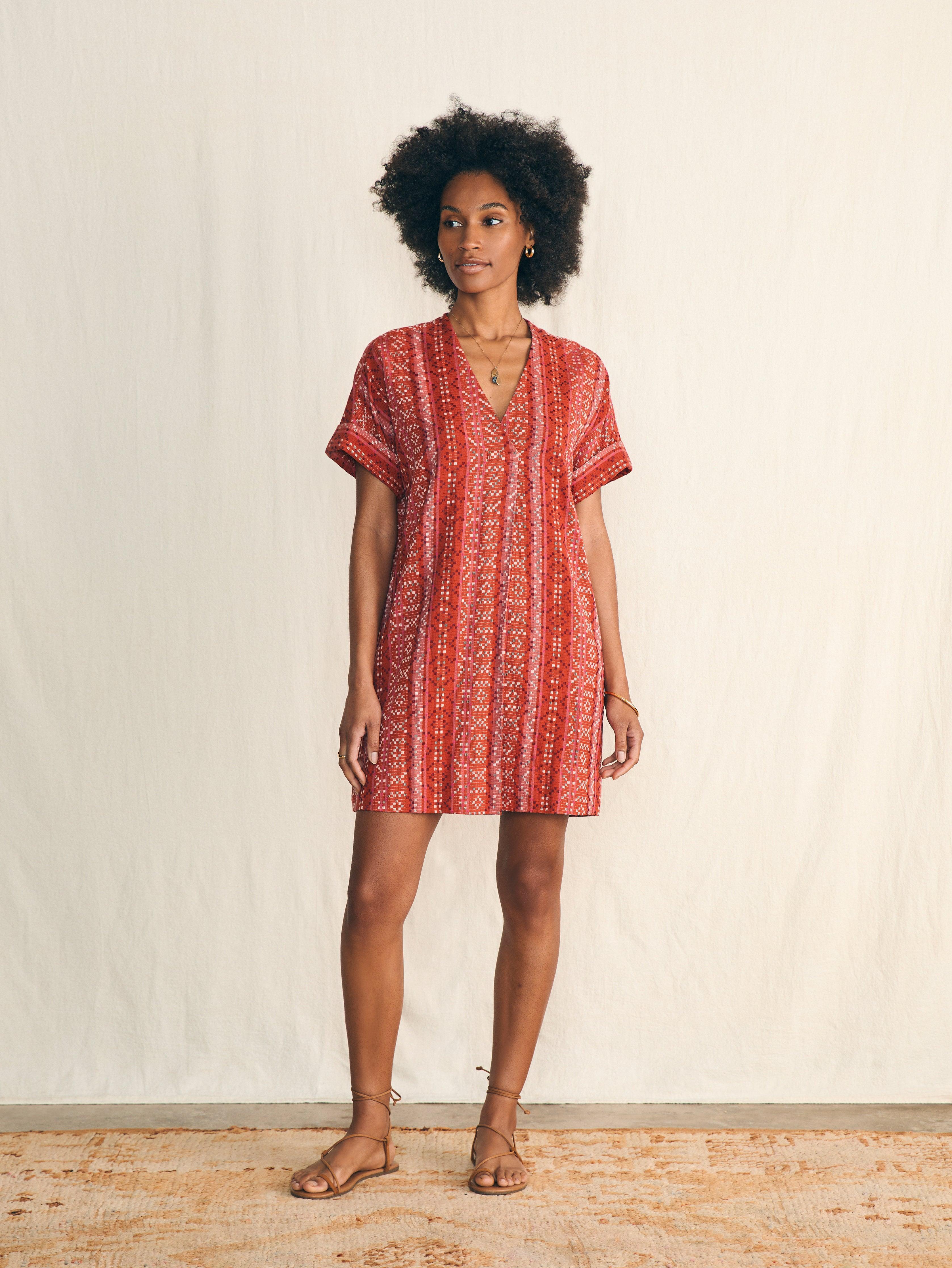 Sunset Land Sanibel Dress - Sunset Land Jacquard Female Product Image