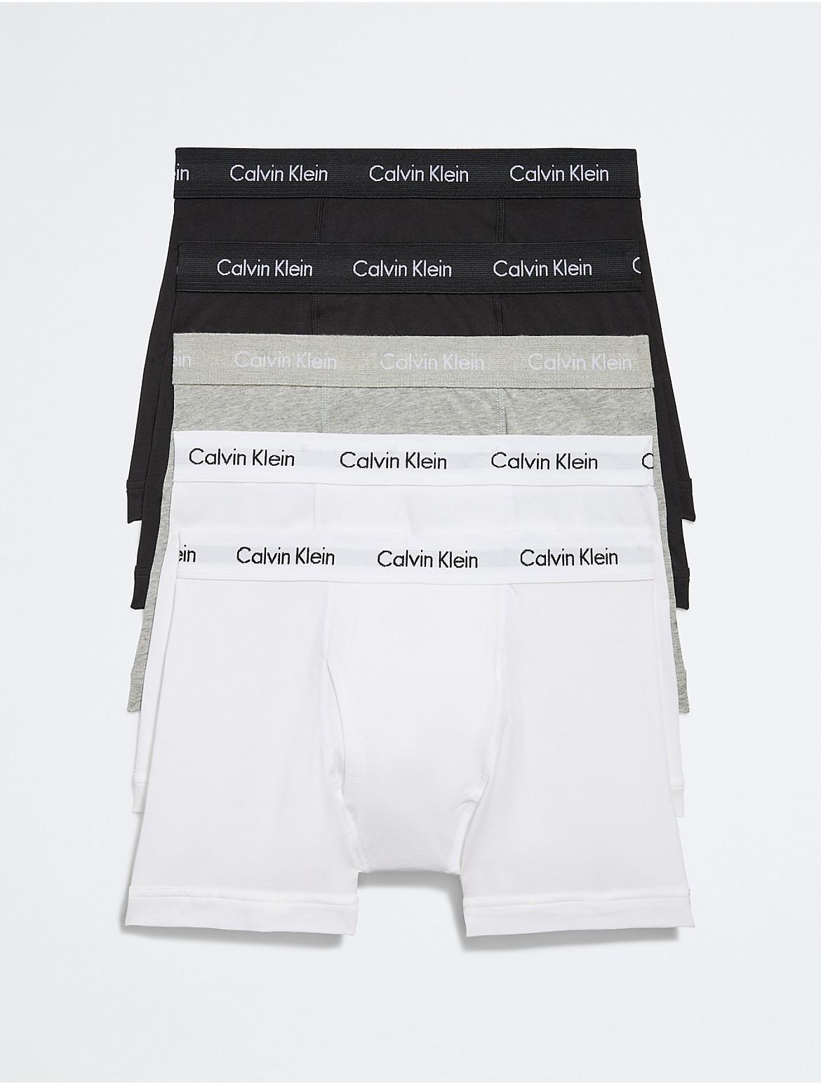 Calvin Klein Men's Underwear Cotton Stretch 4 Pack Low Rise Trunks Black) Men's Underwear Product Image