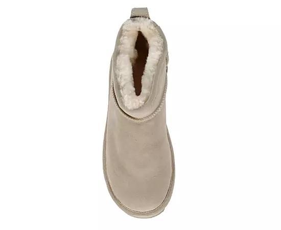 Bearpaw Womens Shorty Water Resistant Fur Boot Product Image