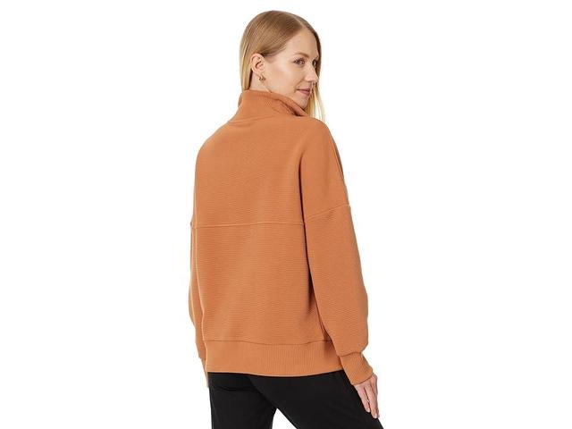 Varley Colebrook 1/2 Zip Sweat (Pecan ) Women's Sweatshirt Product Image