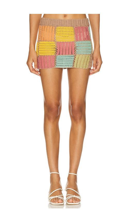 Edith Patchwork Skirt Product Image