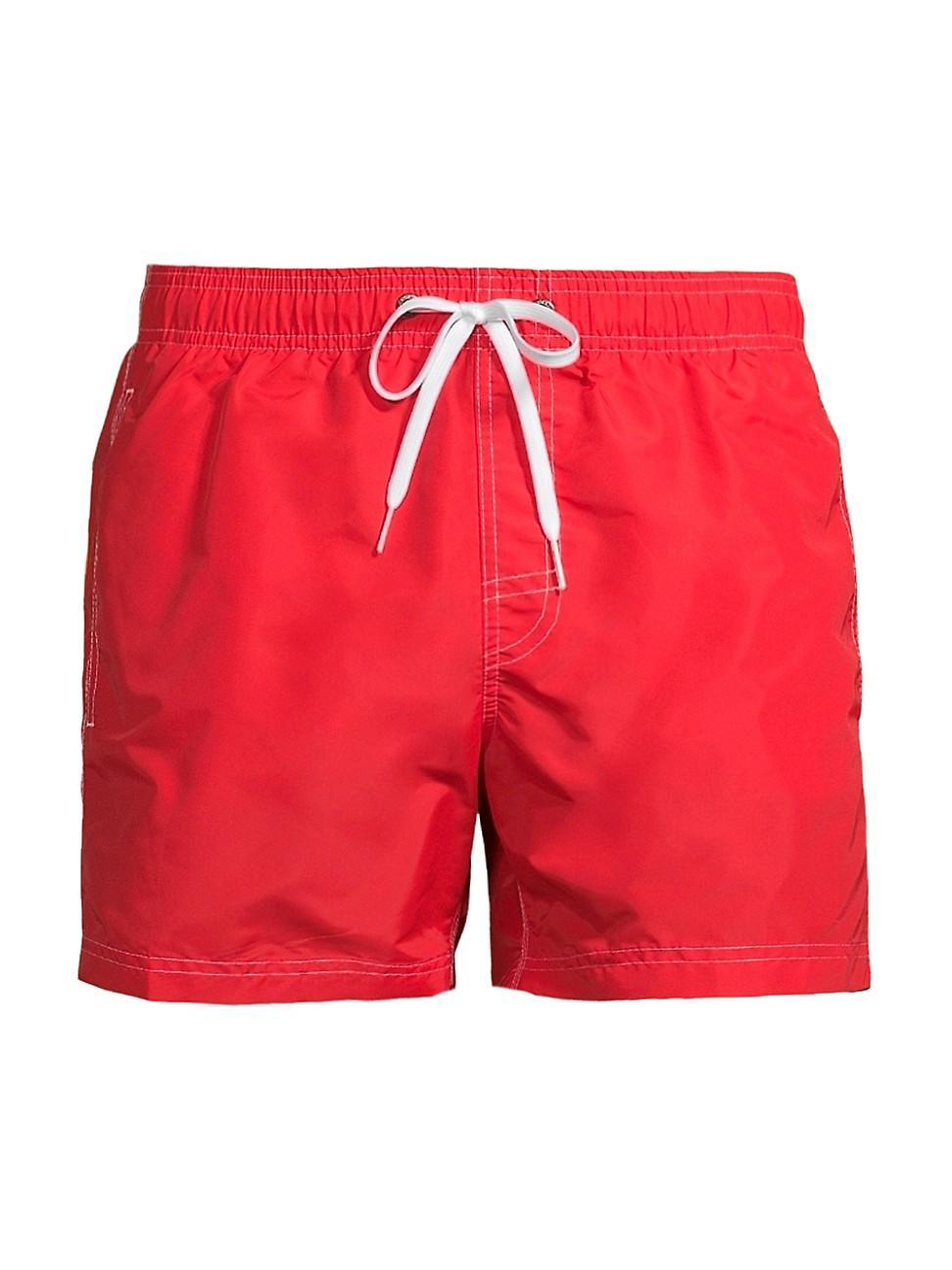 Mens Contrast-Stitch Board Shorts Product Image