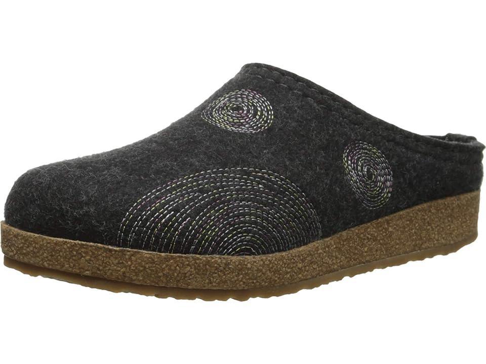 Haflinger Spirit (Charcoal) Women's Clog Shoes Product Image