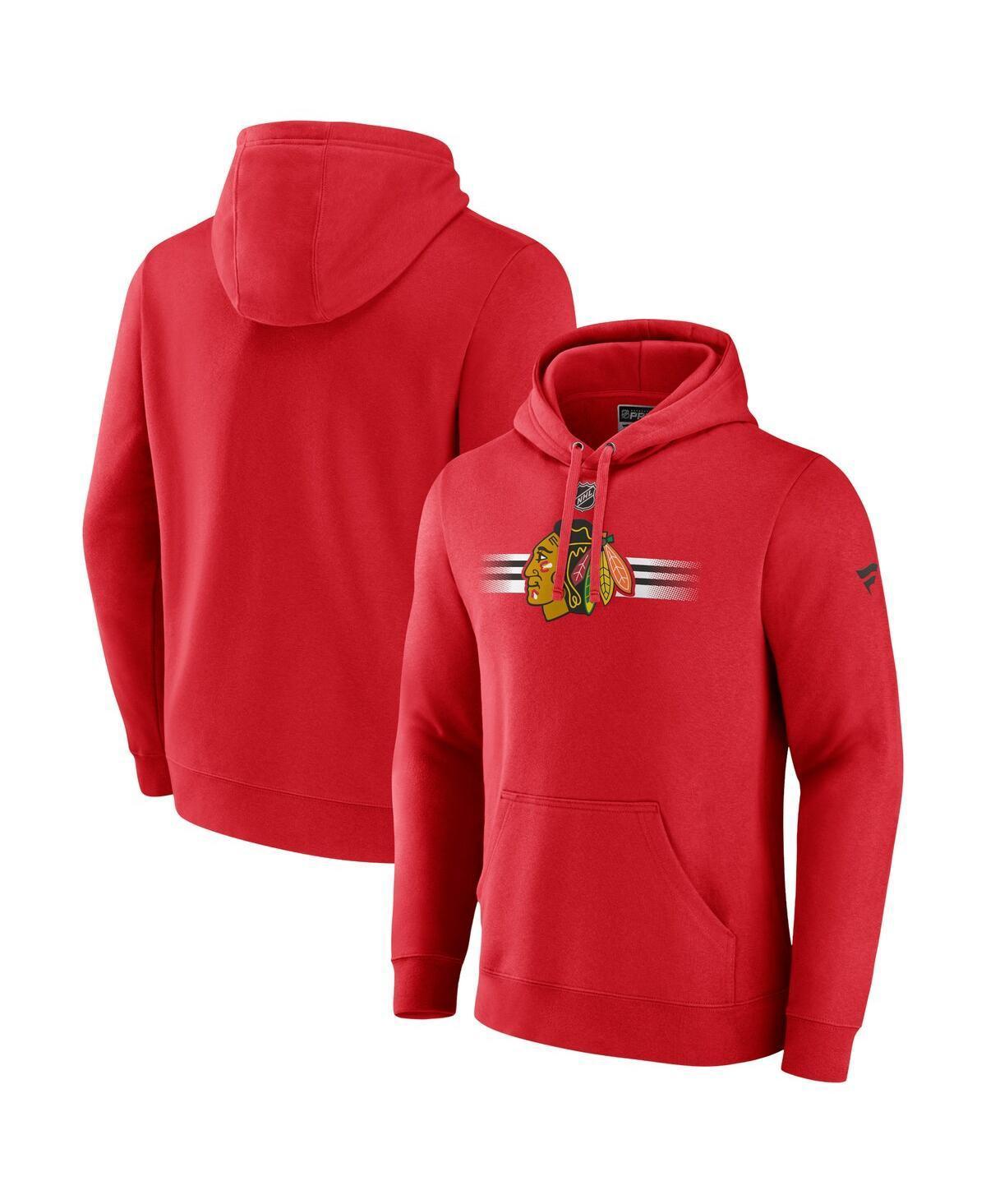 Mens Fanatics Branded Chicago Blackhawks Authentic Pro Secondary Pullover Hoodie Product Image