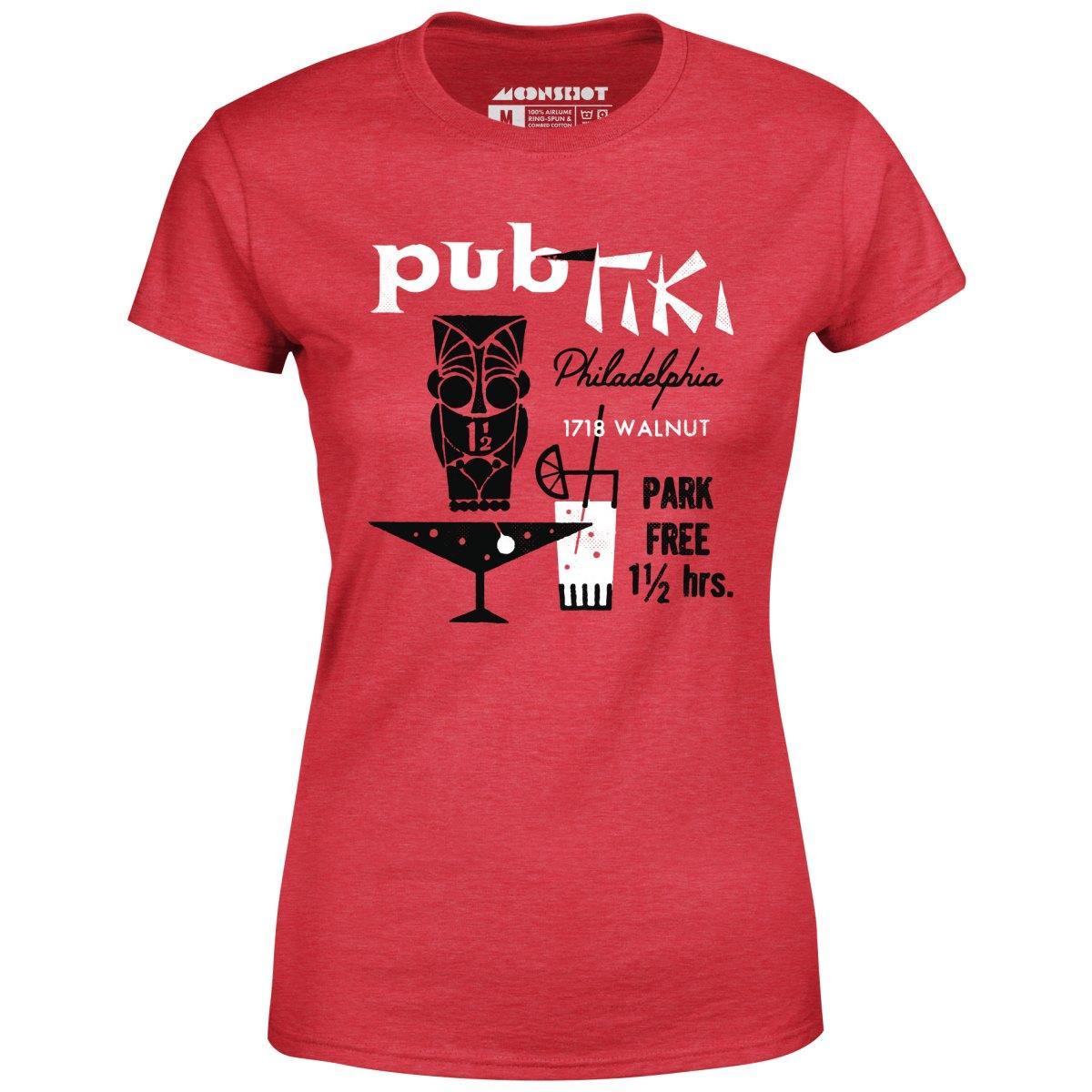 Pub Tiki - Philadelphia, PA - Vintage Tiki Bar - Women's T-Shirt Female Product Image