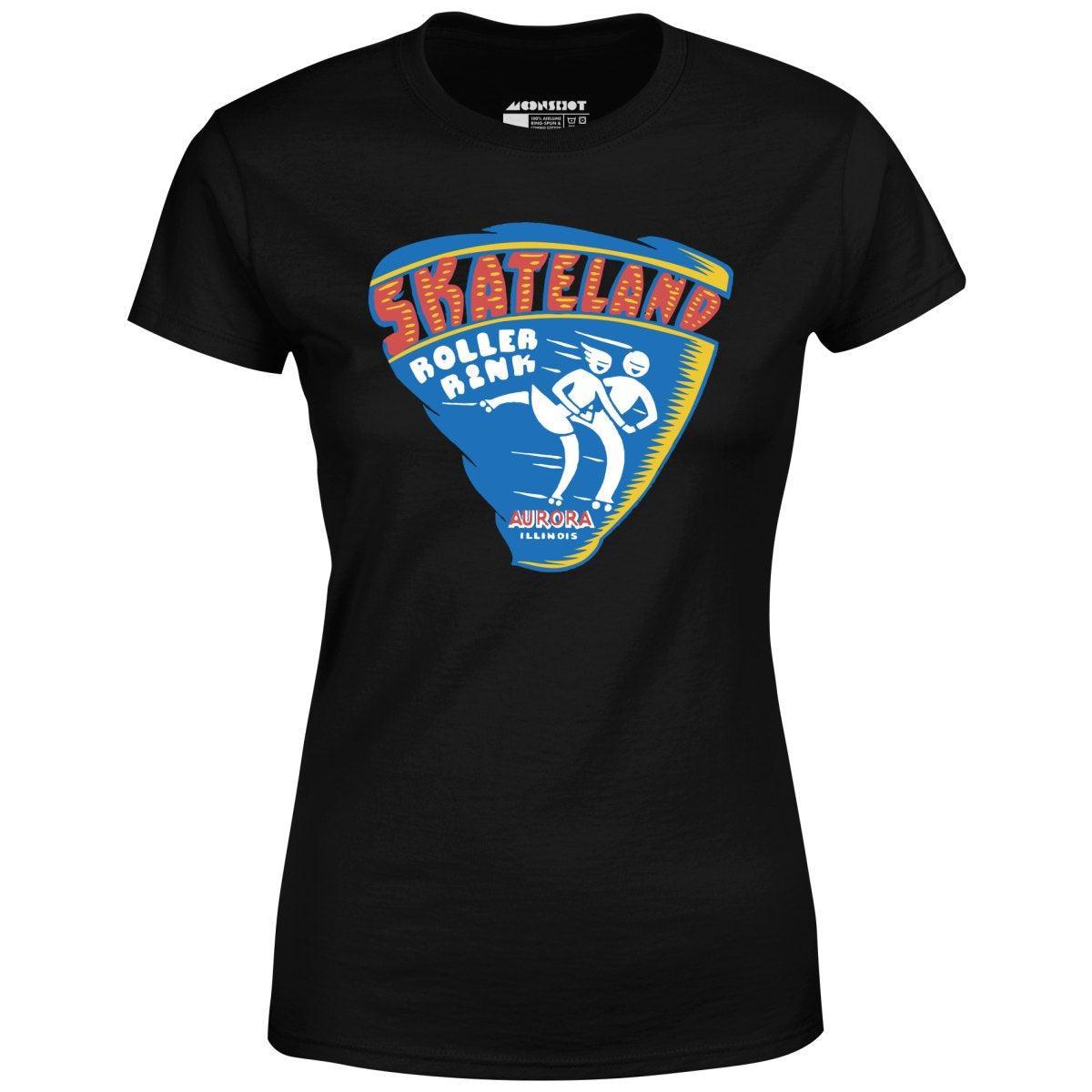 Skateland - Aurora, IL - Vintage Roller Rink - Women's T-Shirt Female Product Image