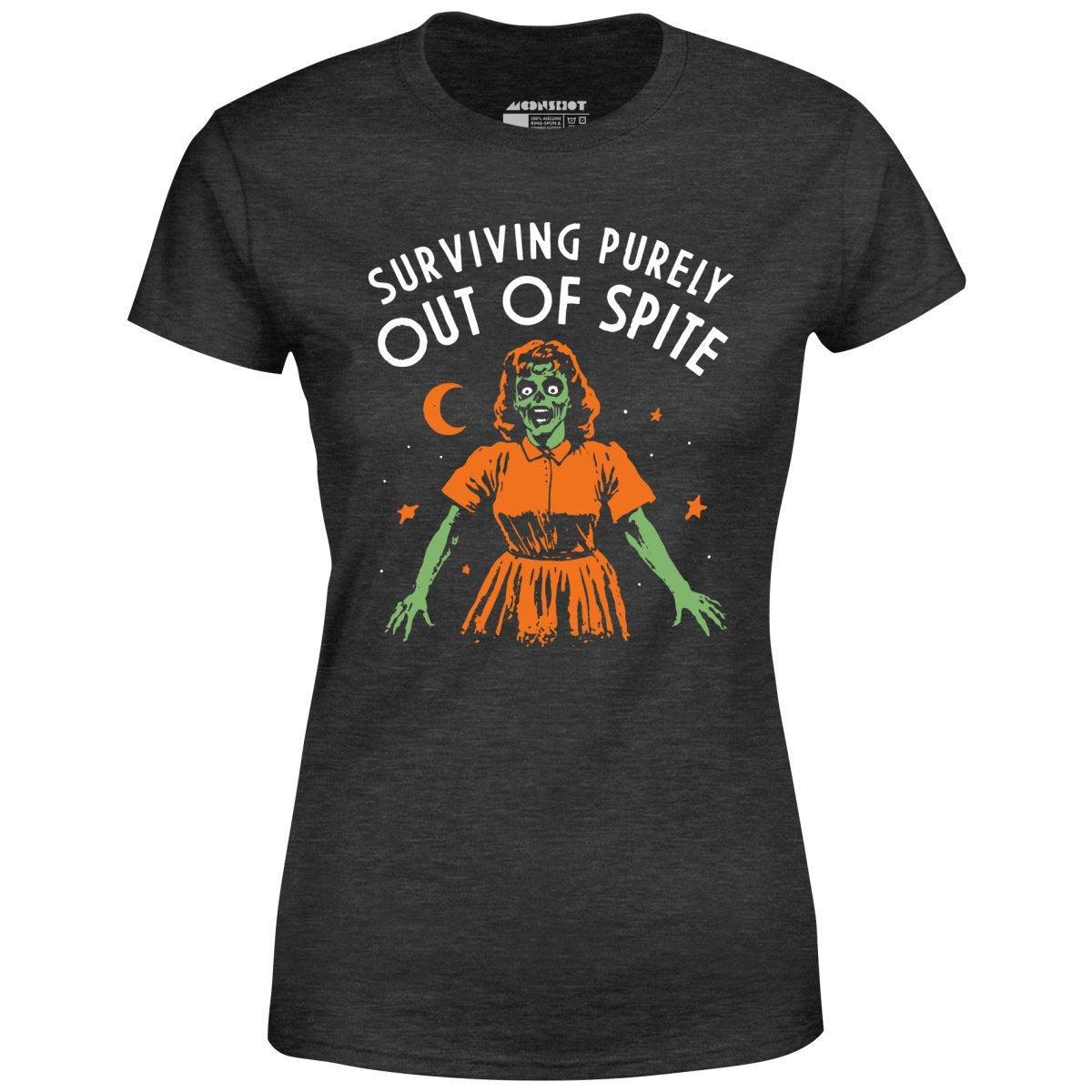 Surviving Purely Out of Spite - Women's T-Shirt Female Product Image