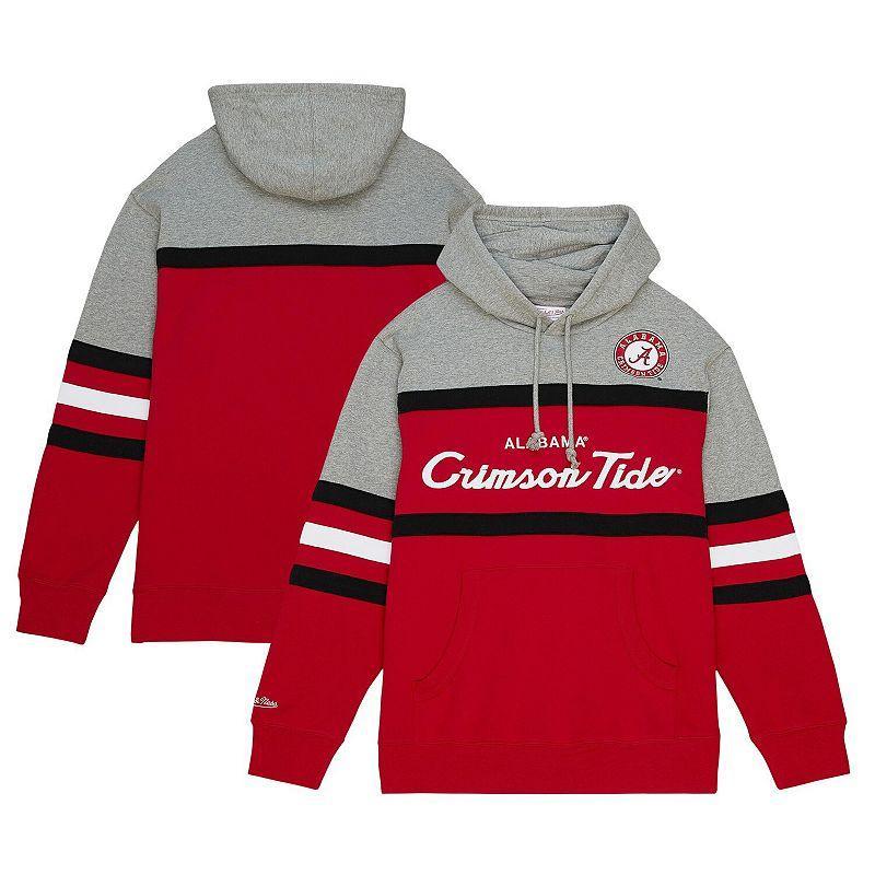 Mens Mitchell & Ness Crimson Alabama Crimson Tide Head Coach Pullover Hoodie Product Image