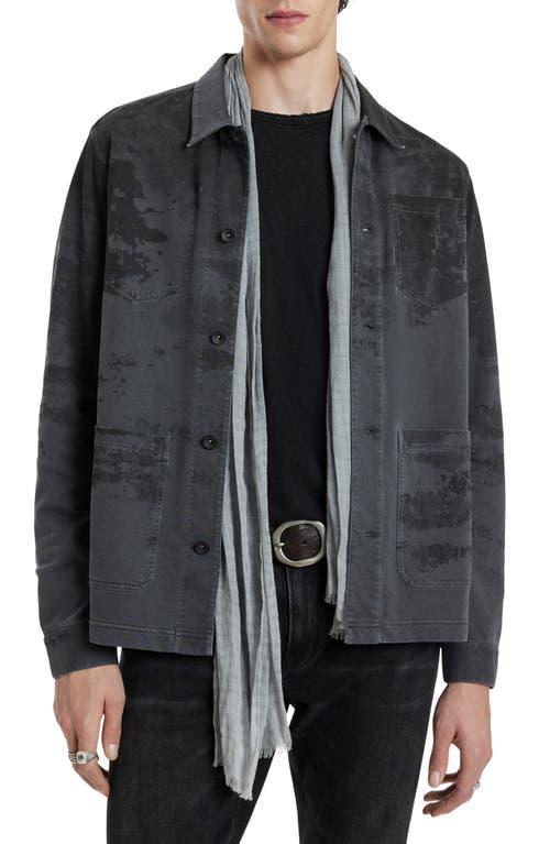 John Varvatos Brighton Organic Cotton French Terry Chore Jacket Product Image