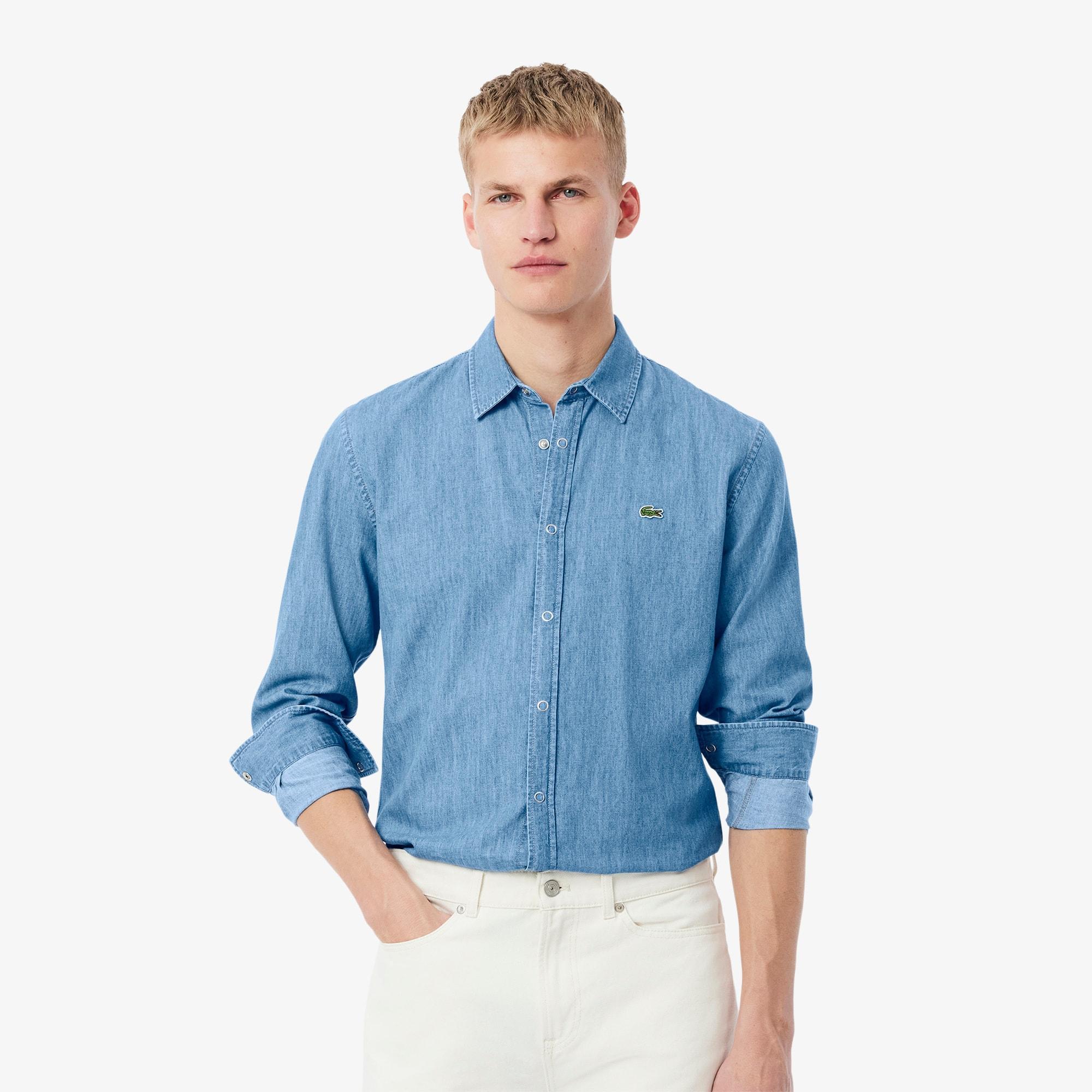 Regular Fit Lightweight Denim Shirt Product Image