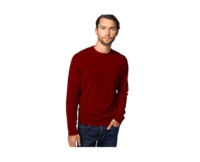 Bellemere Mens Pure Crew Neck Merino Sweater Product Image