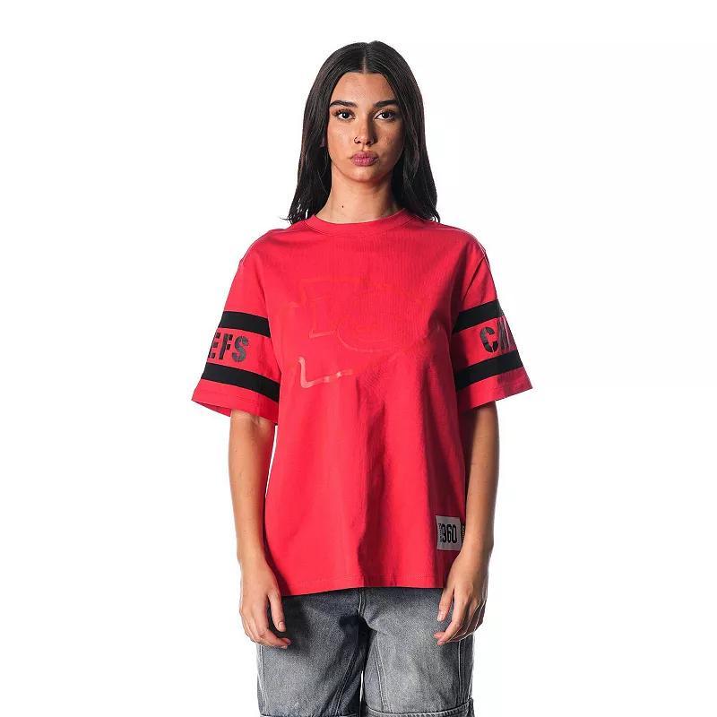 Womens The Wild Collective Kansas City Chiefs Drop Shoulder T-Shirt Product Image