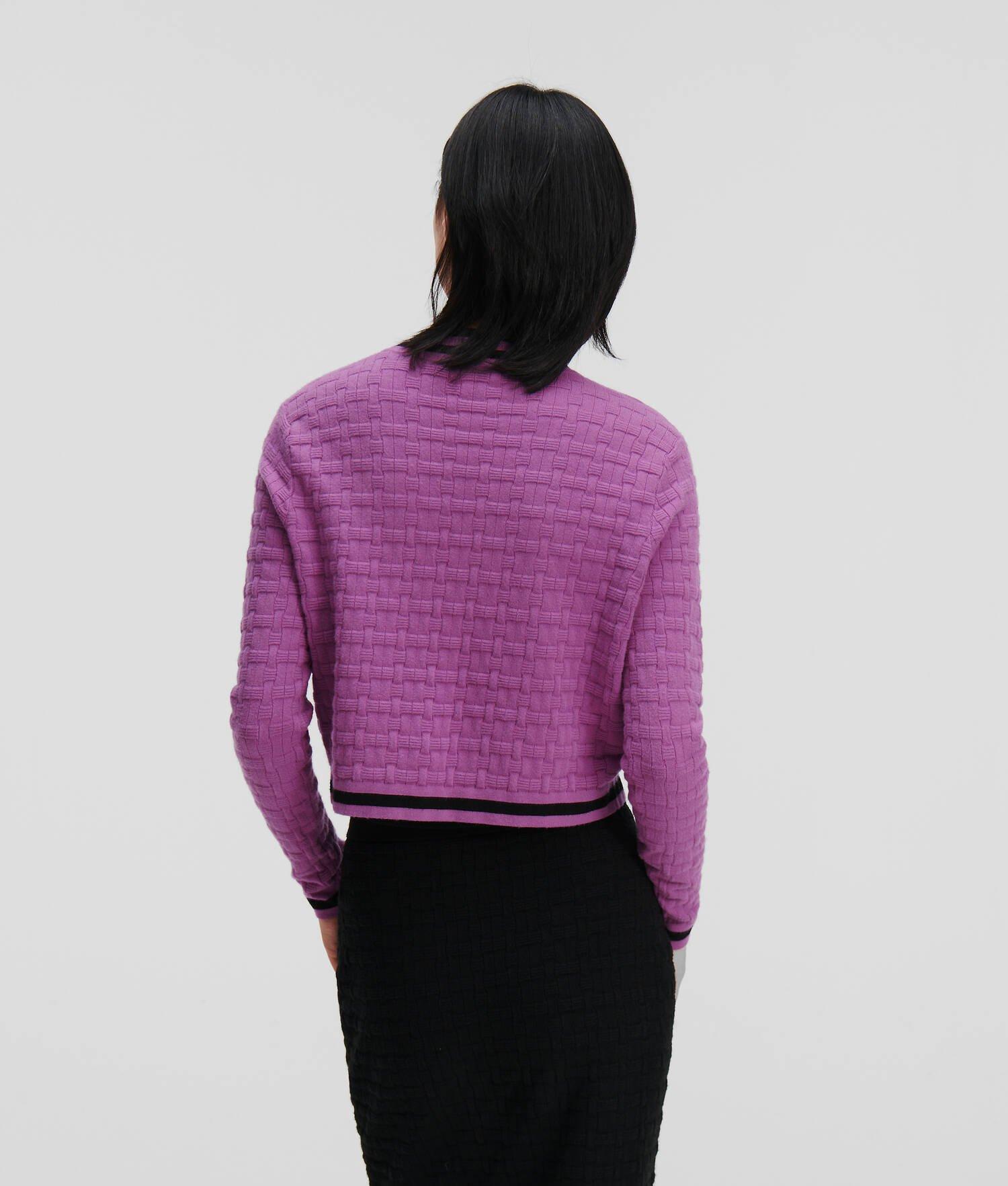 TEXTURED KNIT CARDIGAN Product Image