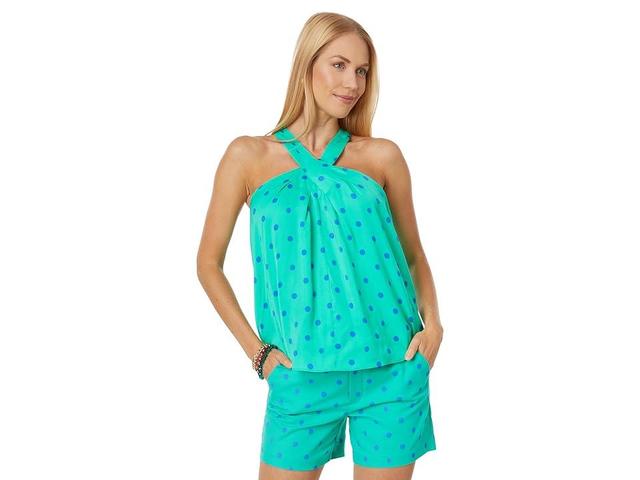 Lilly Pulitzer Rori Top (Botanical Hotter Spot) Women's Clothing Product Image