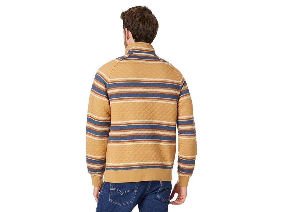 L.L.Bean Men's Quilted Stripe Sweatshirt Rangeley Blue Multi Product Image