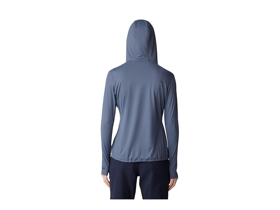 Mountain Hardwear Crater Lake Long Sleeve Hoody Slate) Women's Sweatshirt Product Image