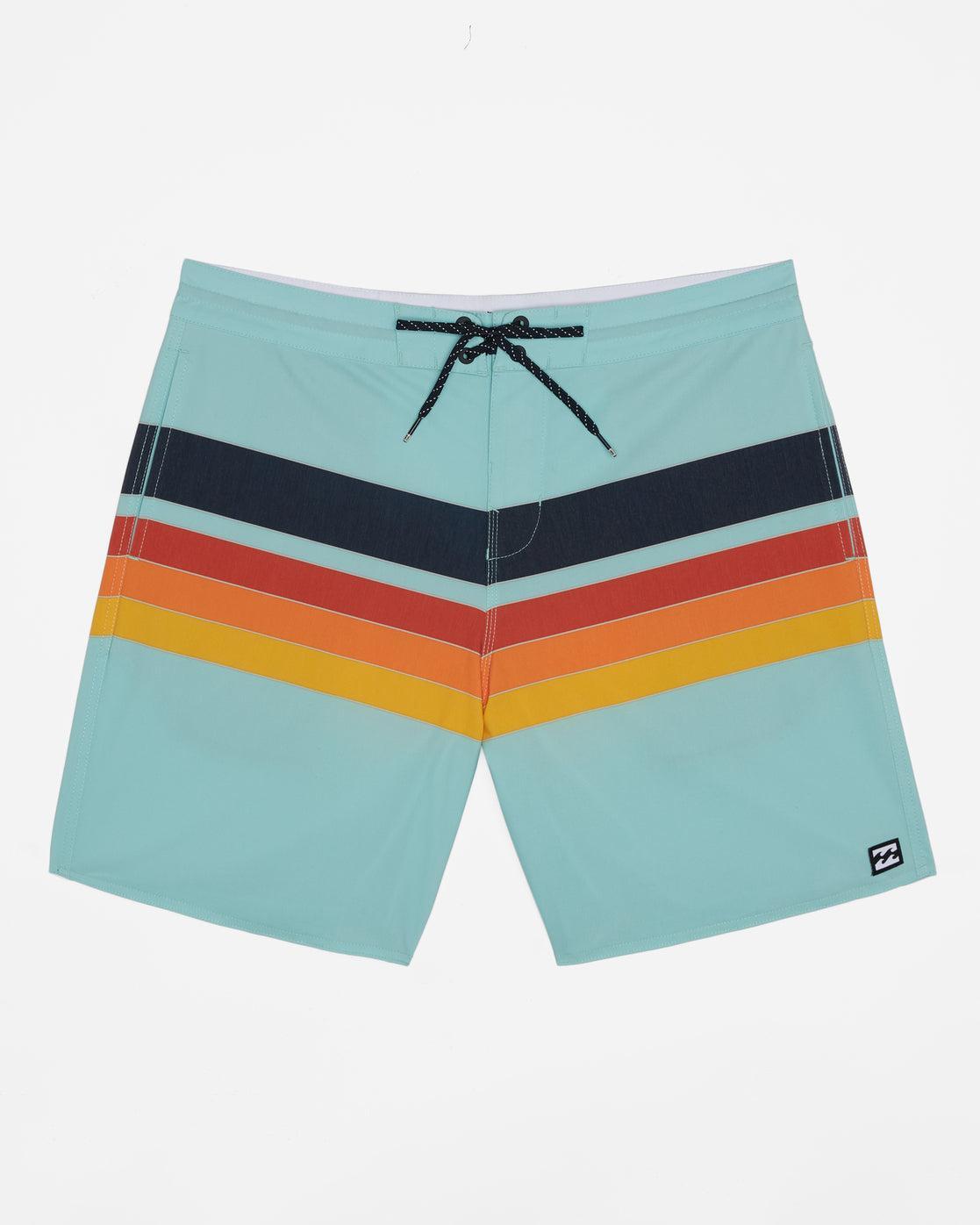 Spinner Lo Tide 18" Boardshorts - Coastal Male Product Image