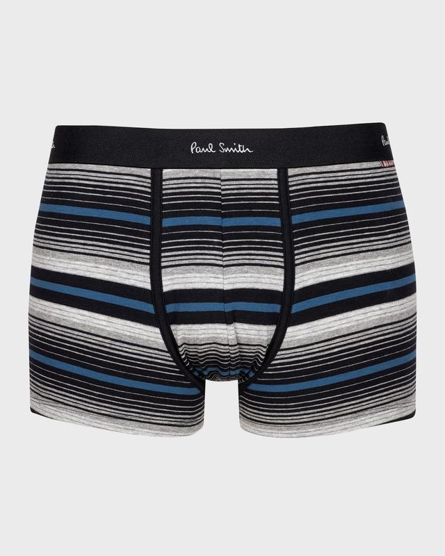 Mens Aggy Stripe Cotton-Stretch Trunks Product Image