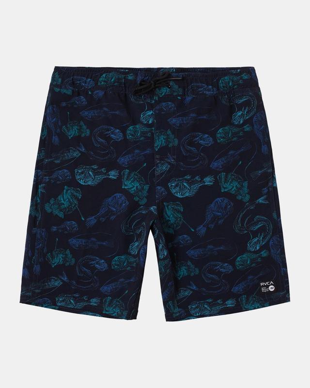 Horton Elastic Waist Boardshorts - Dark Blue Product Image