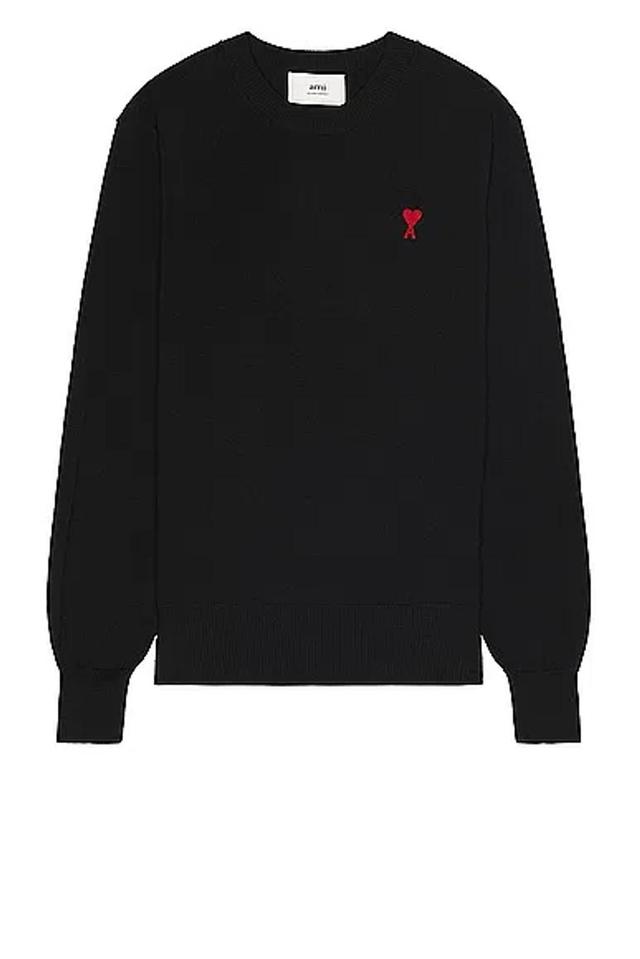 ami Red ADC Sweater in Black Product Image