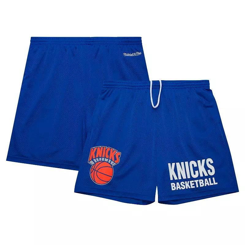 Mens Mitchell & Ness New York Knicks Hardwood Classics Gameday Mesh Shorts Product Image