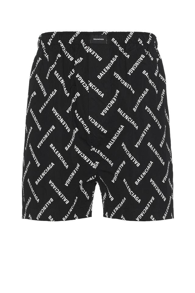 Balenciaga Pyjama Short in Black Product Image