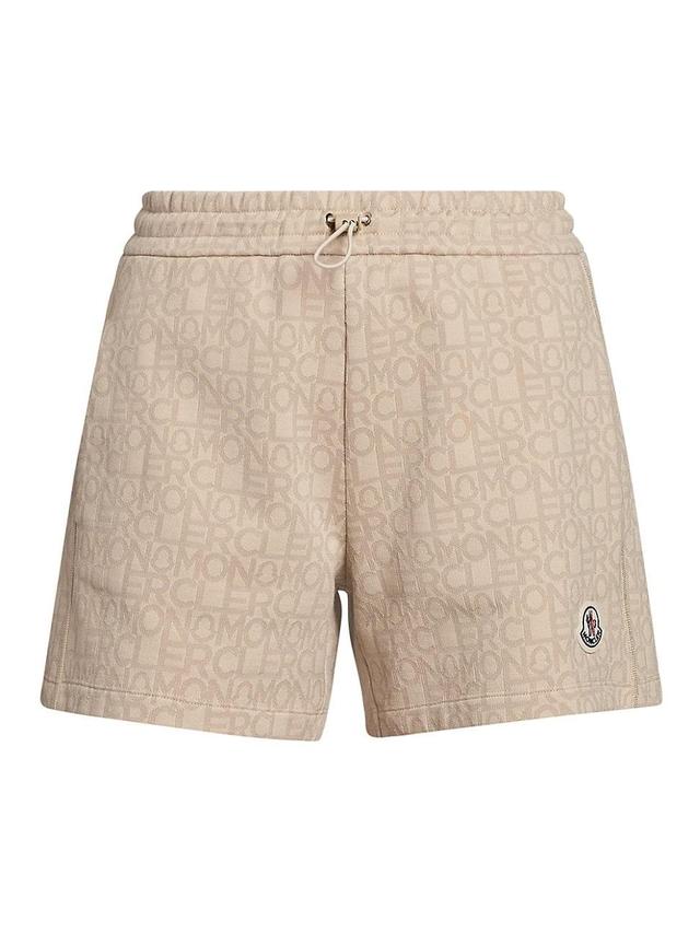 Womens Cotton-Blend Logo Shorts Product Image