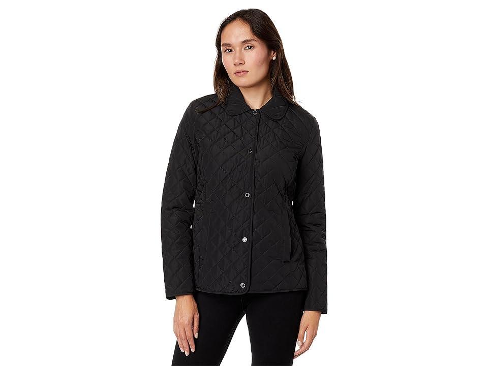 Calvin Klein Womens Collared Quilted Coat Product Image