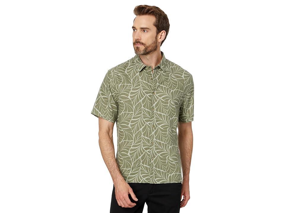 Mens Knotted Leaves Sport Shirt Product Image