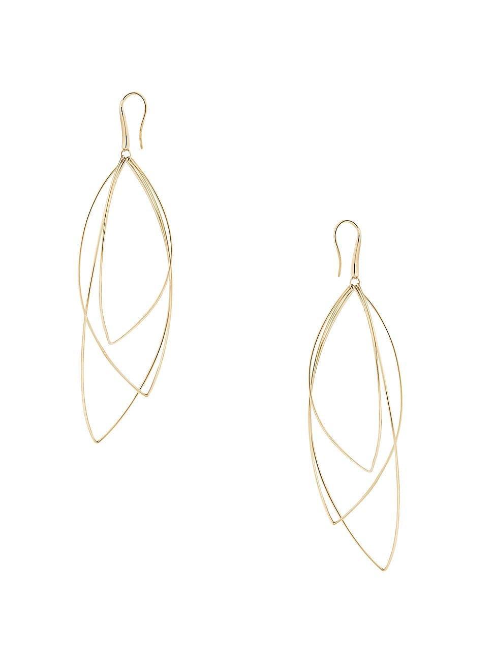 Lana Marquise Wire Drop Earrings Product Image