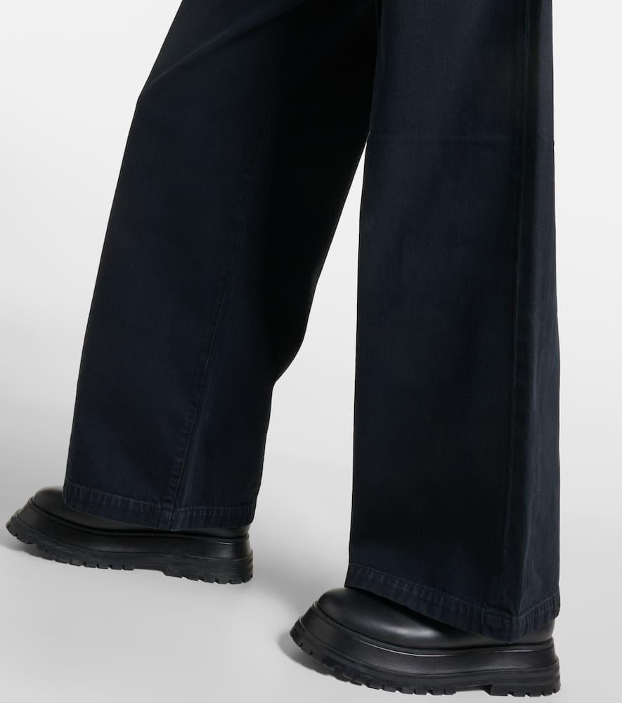 AGOLDE Ellis Wide-leg Jeans In Black Product Image