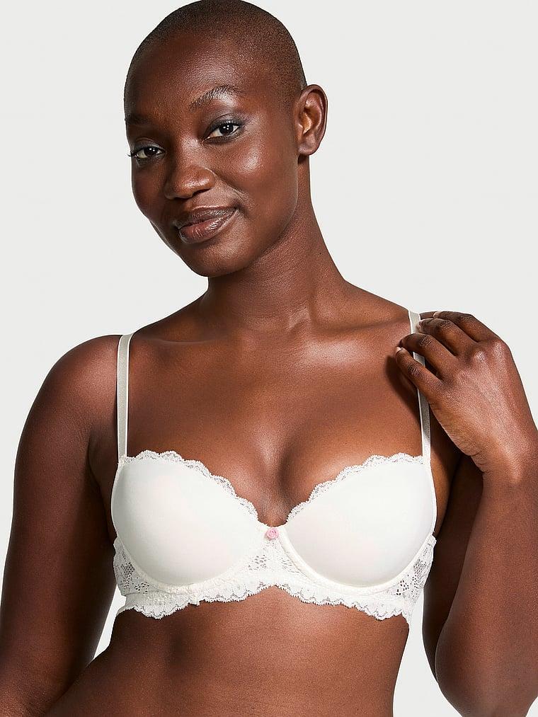 Smooth & Lace Lightly Lined Classic Coverage Demi Bra Product Image