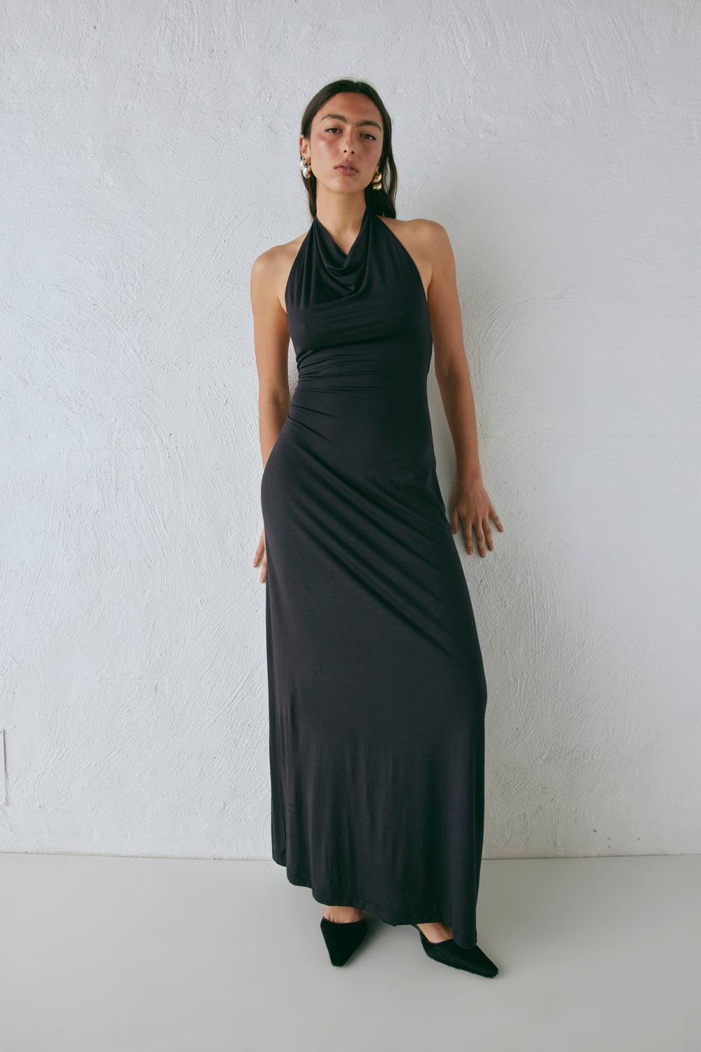 Noa Maxi Dress Black Product Image