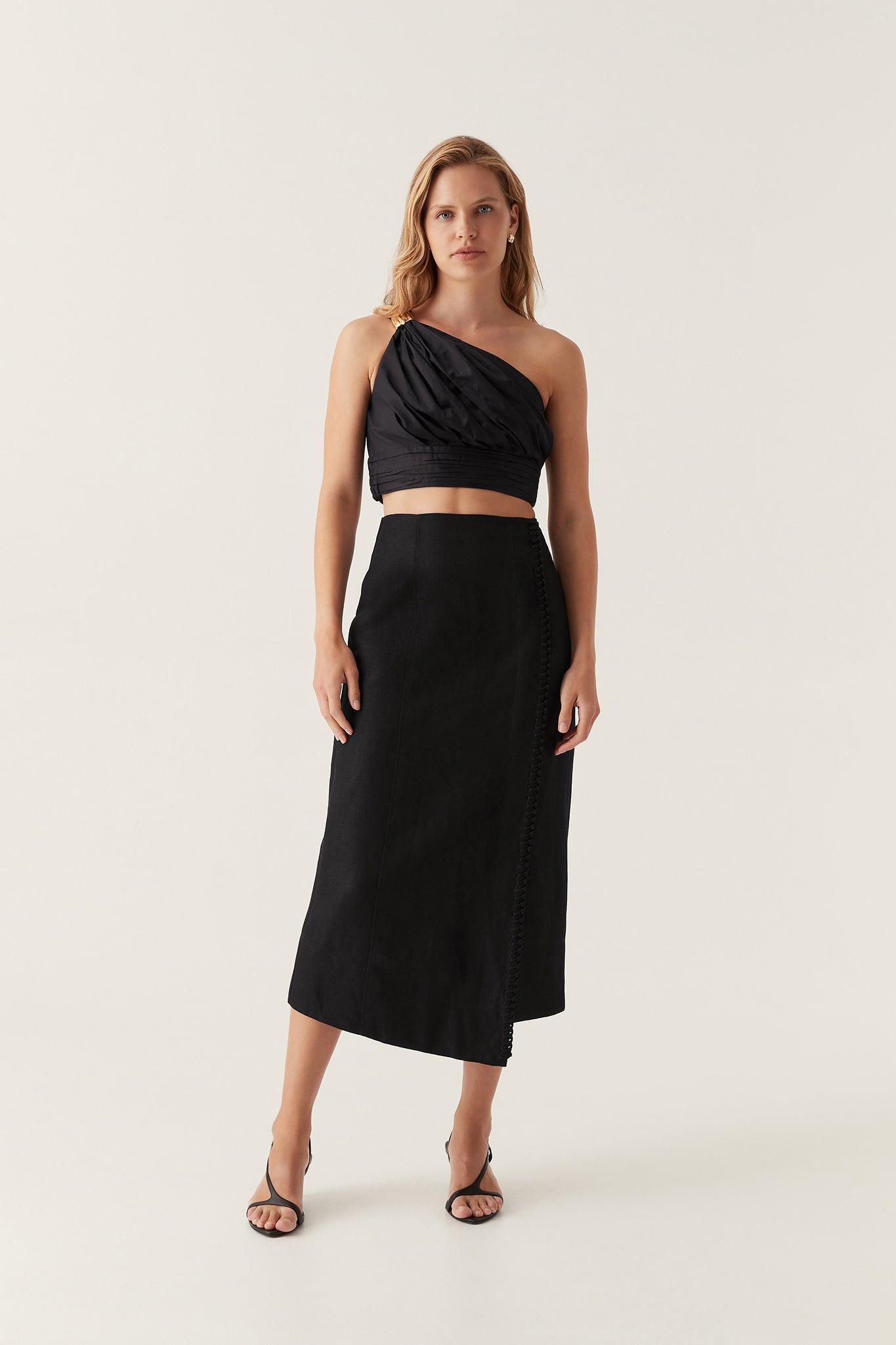 Theory Cinched Midi Skirt product image