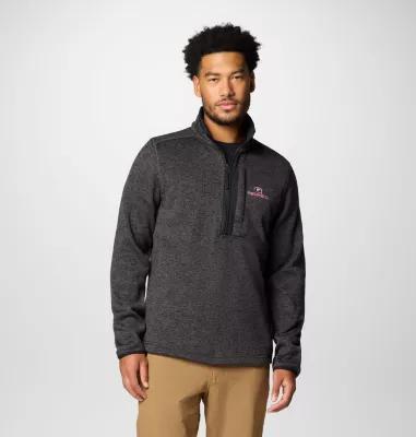 Columbia Men's Collegiate Sweater Weather Fleece Half Zip Pullover - Georgia- Product Image