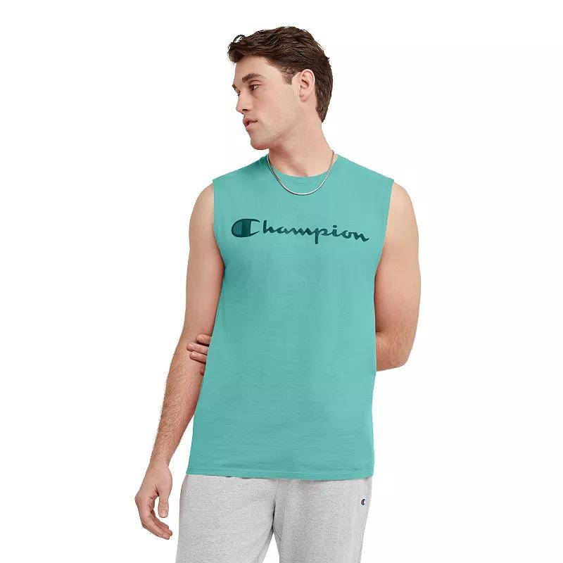 Mens Champion Logo Graphic Muscle Tee Product Image